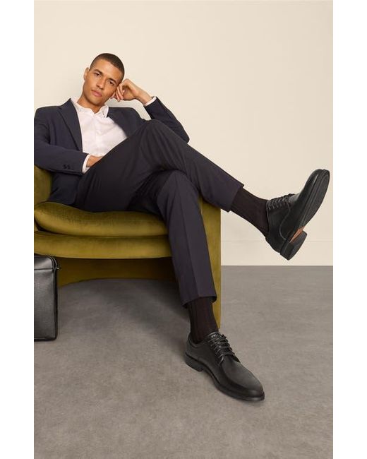 Cole Haan Black Dean Plain Toe Leather Derby for men