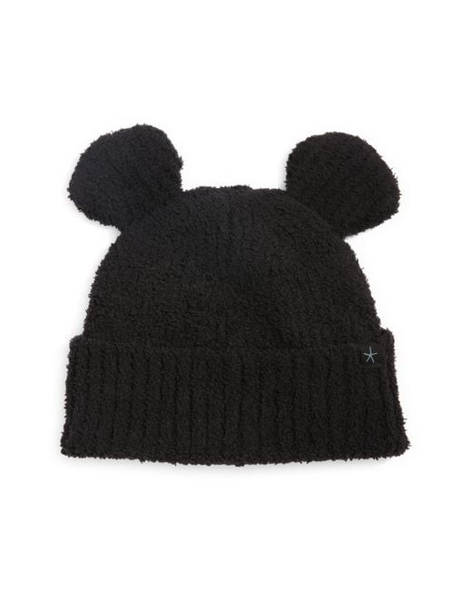 Barefoot Dreams X Disney Cozychic Mickey Mouse Ears Beanie in Black | Lyst