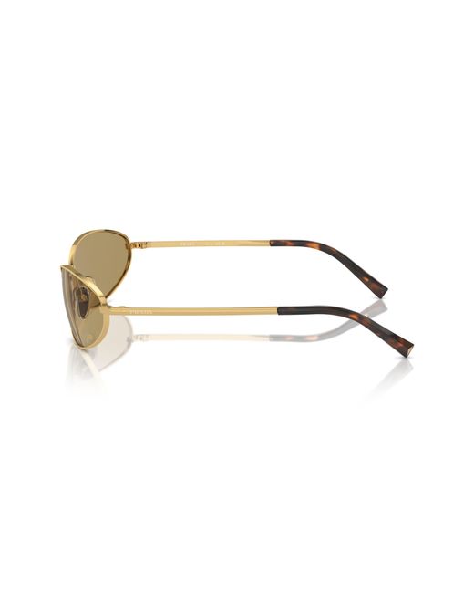 Prada Natural 59mm Oval Sunglasses for men