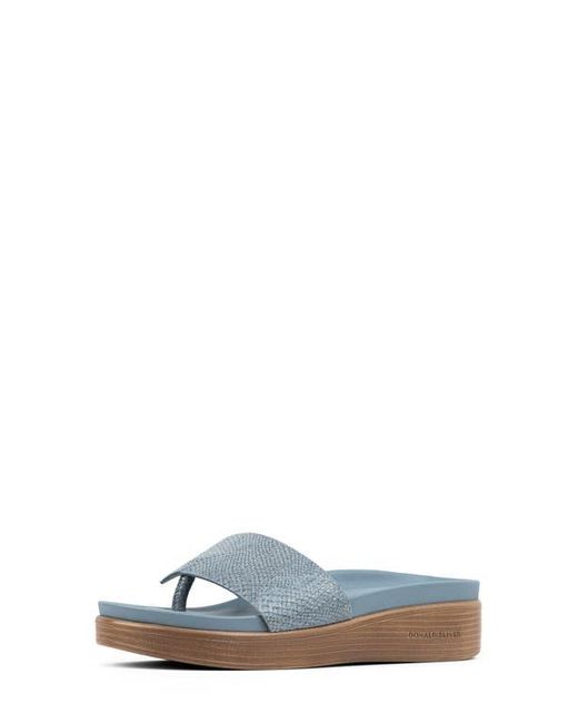 Donald J Pliner Multicolor Fifi Platform Wedge Flip Flop