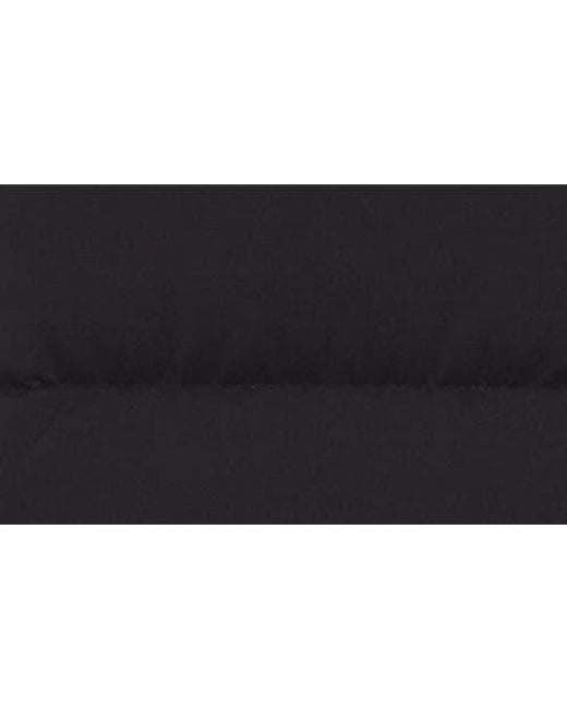 Moncler Black Araripe Mixed Media Down Jacket for men