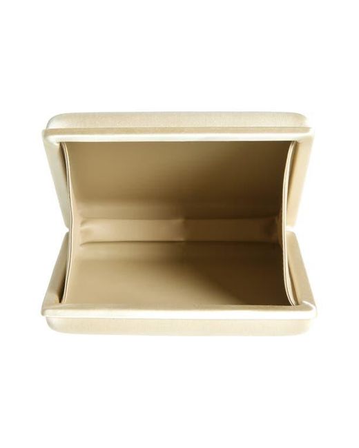 Totême  Natural Satin Box Clutch