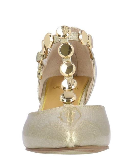 J. Reneé Metallic Mayven Pointed Toe Pump