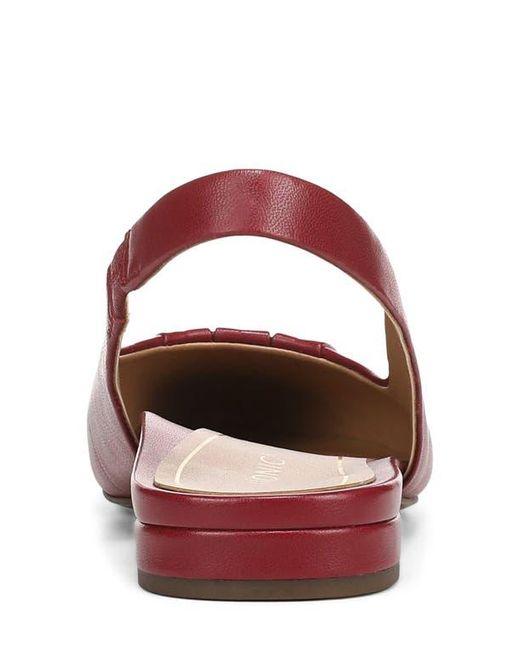 Vionic Red Gabriella Slingback Flat