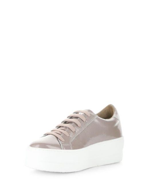 Bos. & Co. White Maya Platform Sneaker