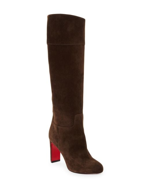 Christian Louboutin Brown Loo Boot