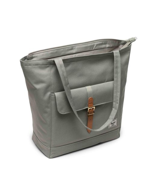 Herschel Supply Co. Gray Retreat Recycled Polyester Tote