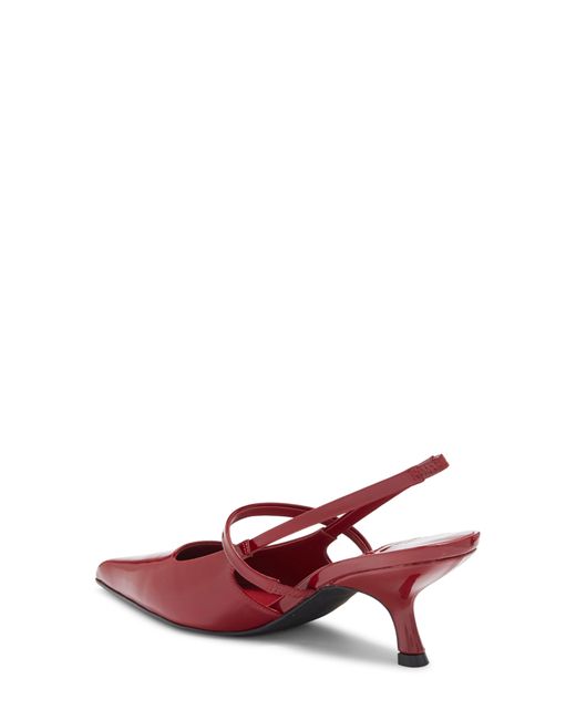 Jeffrey Campbell Red Tanya Pointed Toe Slingback Pump