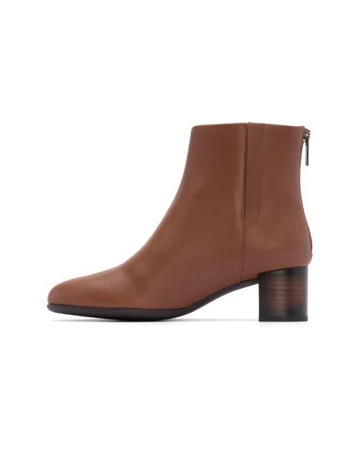 ABEO Brown Plaza Back Zip Boot