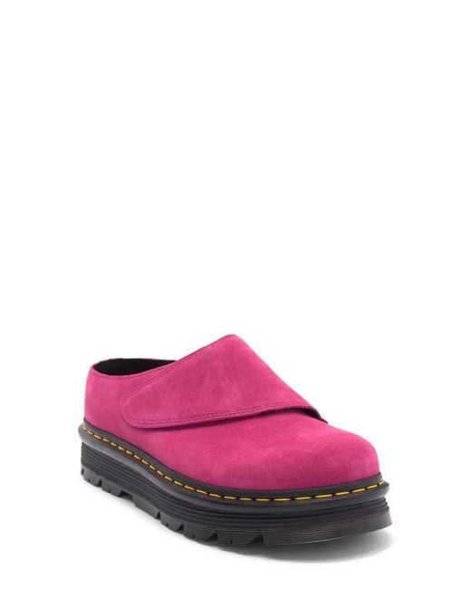 Dr. Martens Pink Zebzag Water Resistant Slingback Clog