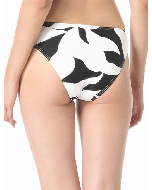 Vince Camuto Blue Midnight Shadow High Cut Bikini Bottom