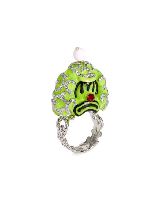 Givenchy Green Chito Clown Ring for men