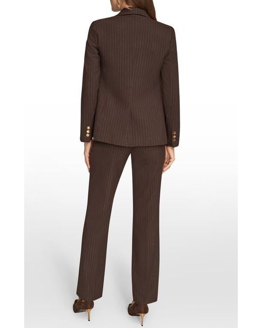 Donna Karan Brown One-Button Blazer