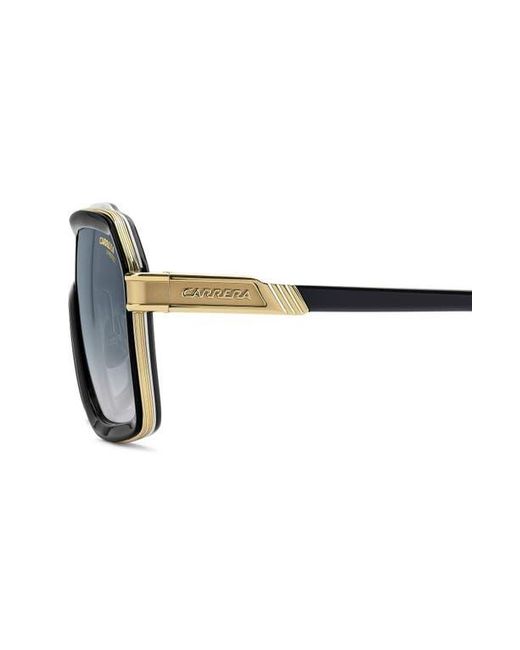 Carrera Blue 60Mm Gradient Rectangular Sunglasses for men