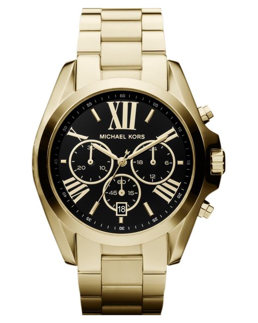 Michael Kors Black Bradshaw Chronograph Bracelet Watch