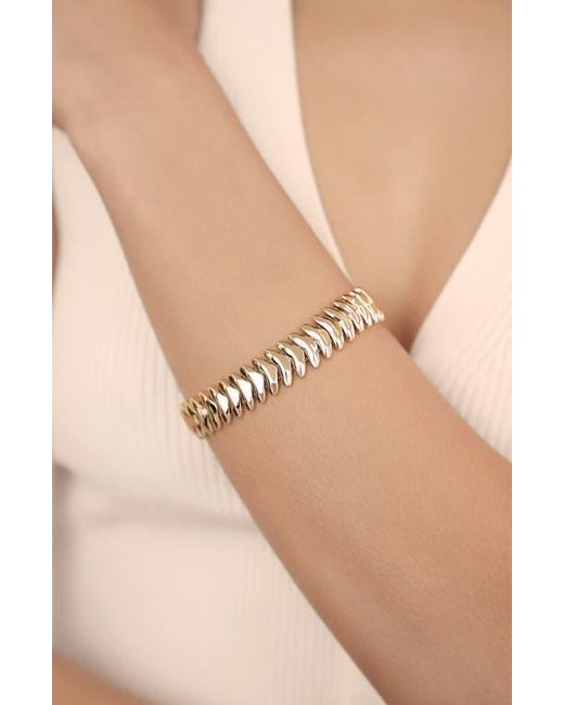 Ettika White Vortex Cuff Bracelet
