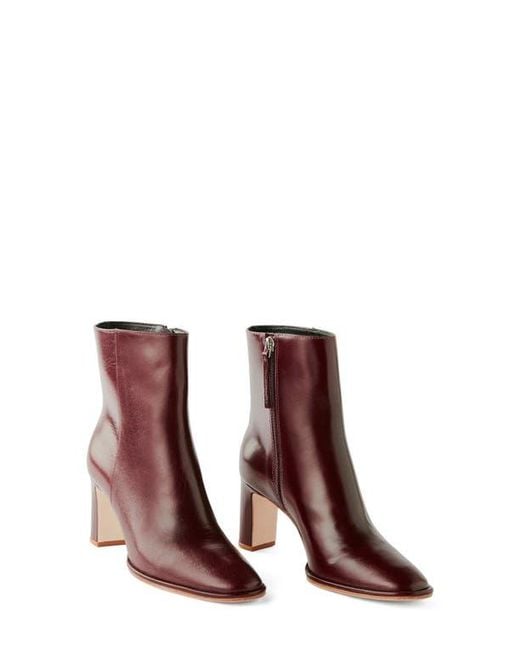 Reformation Brown Gillian Bootie