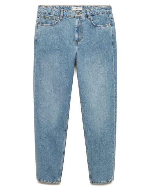 Mango Blue Tapered Jeans for men