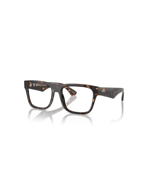 Burberry Black 53Mm Square Optical Glasses for men