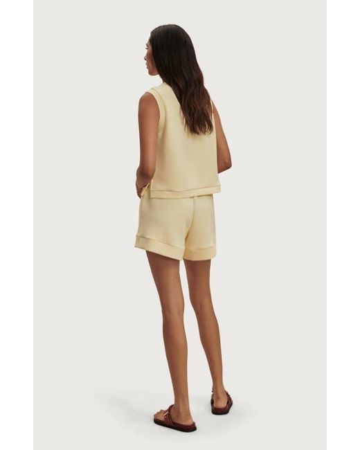 Varley Yellow Marla Button Placket Tank