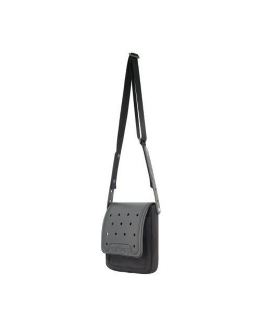 CROCSTM Black Classic Crossbody With Front Flap