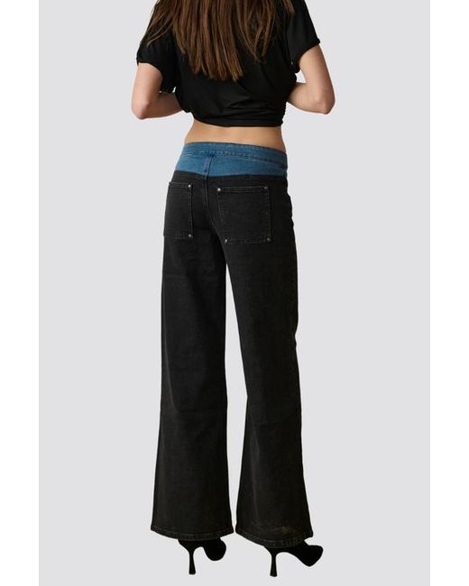 TT Studios Black Ava Contrast Jean