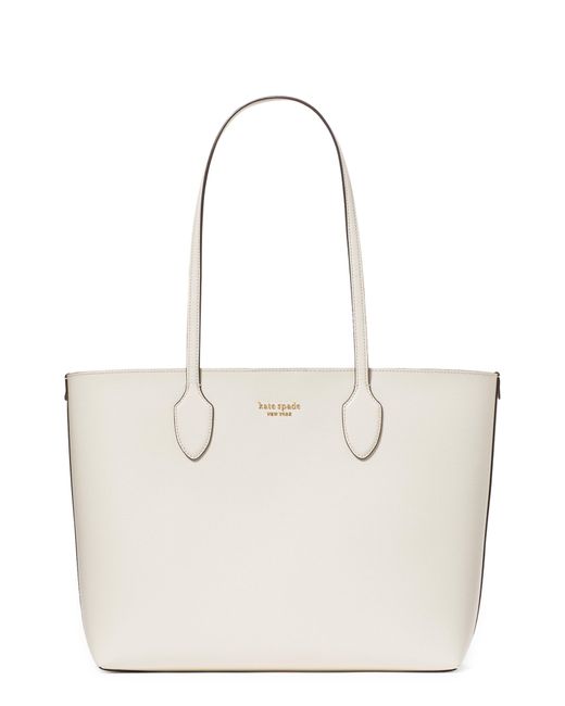 Kate Spade Natural Large Bleecker Leather Tote for men