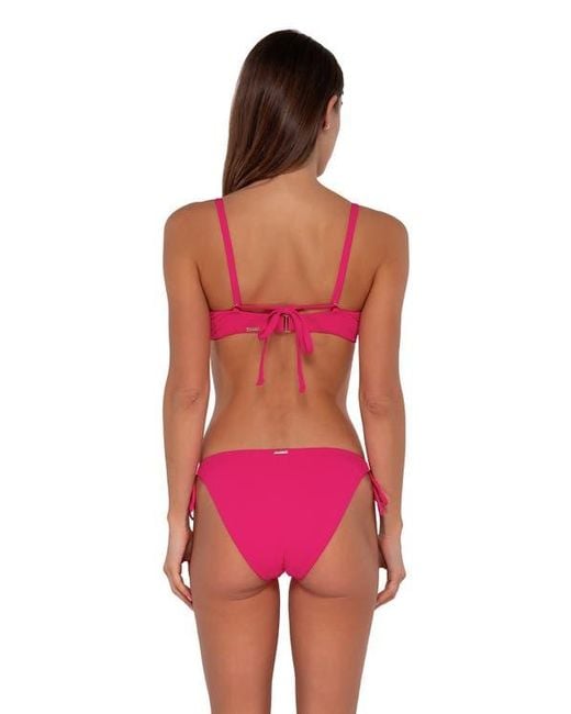 Sunsets Red Brooke U-Wire Bikini Swimsuit Top