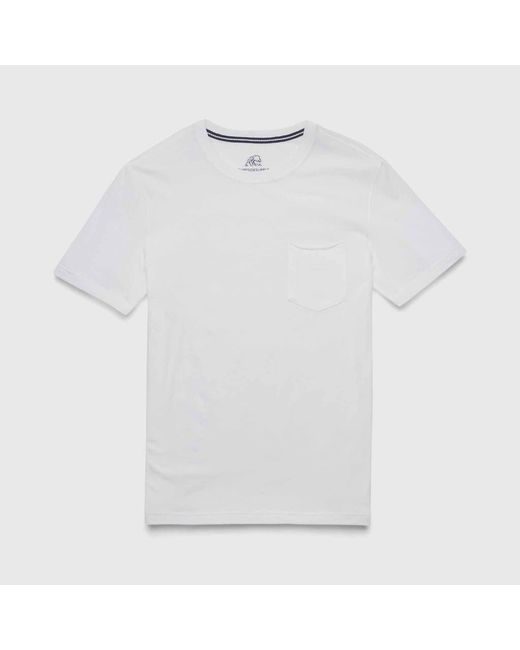 Surfside Supply White Nick Slub Pocket Tee for men