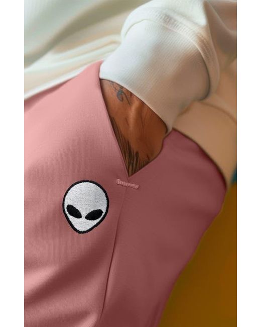 Alix Red Alien Midweight Fleece Jogger Pant for men