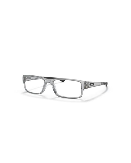Oakley Gray 59Mm Rectangle Optical Glasses for men