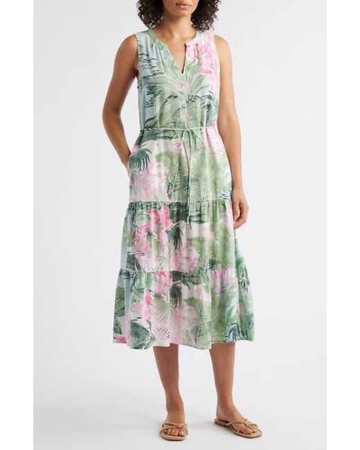 green emerald velvet dress Tommy Bahama Tobago Bay Half-Zip Short-Sleeve Dress Tropical Fern