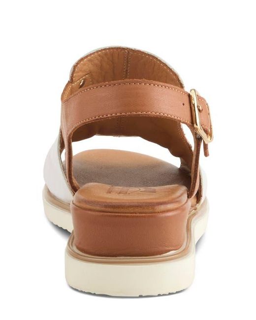 Spring Step Brown Locals Wedge Sandal