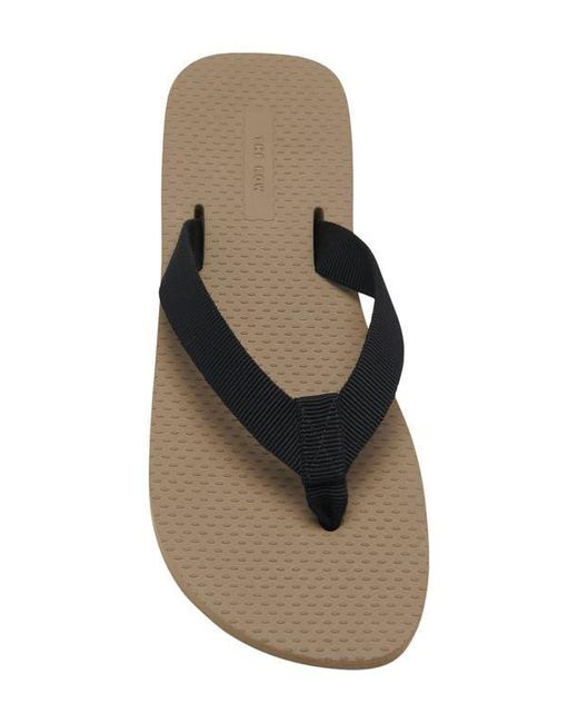 The Row Black Dune Flip Flop