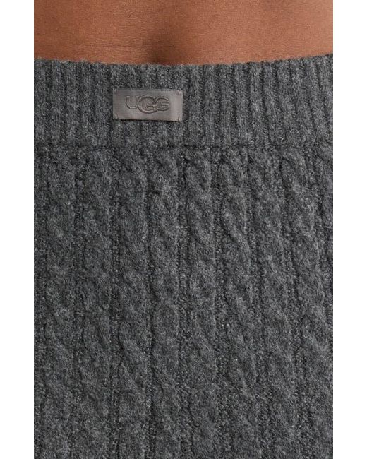 Ugg Black Lorelai Cable Joggers