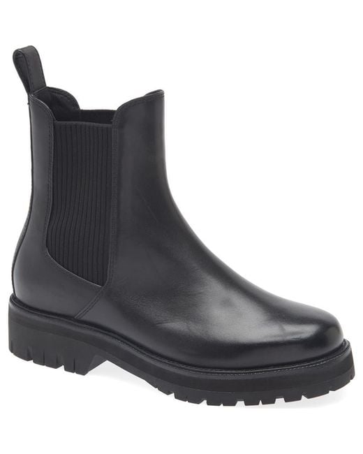 Rag & Bone Black Corey Lug Sole Chelsea Boot