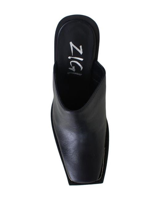 Zigi Black Macci Platform Mule