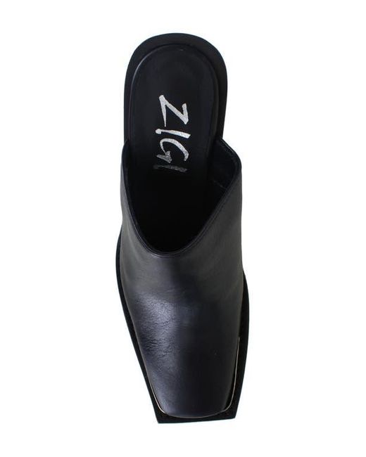 Zigi Black Macci Platform Mule