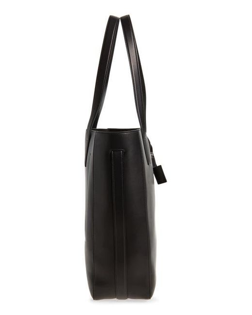 Tom Ford Black North/South Leather Tote for men