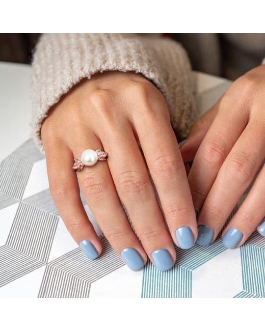 Julianna B Pink Cultured Pearl & Cocktail Ring 14K