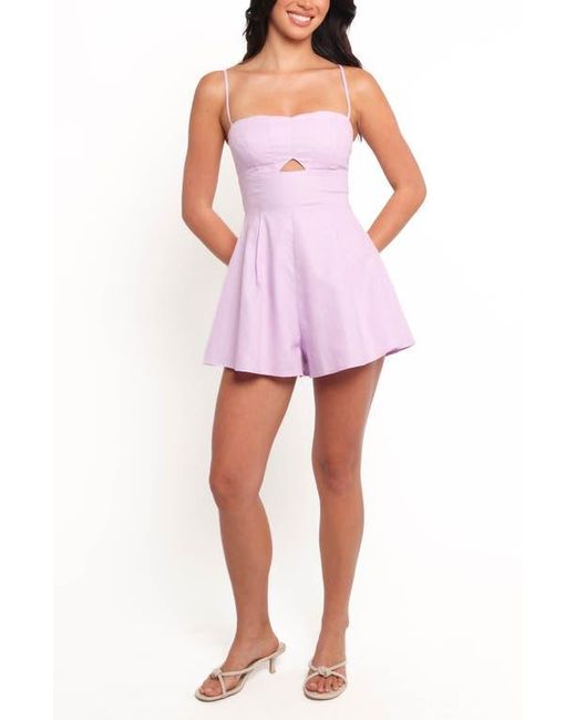 Petal & Pup Pink Rycee Cutout Linen & Cotton Romper