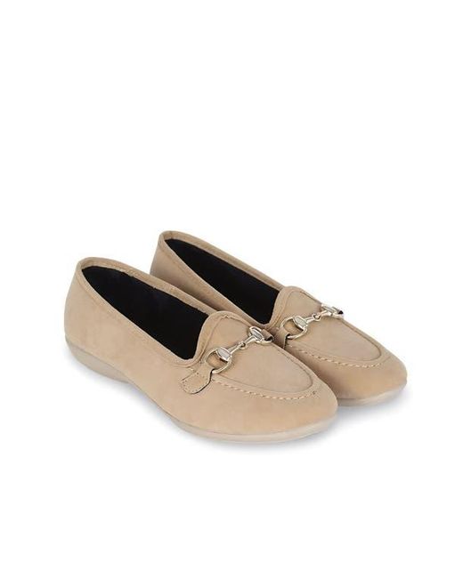 Menina Step White Royal Suede Buckle Slipper