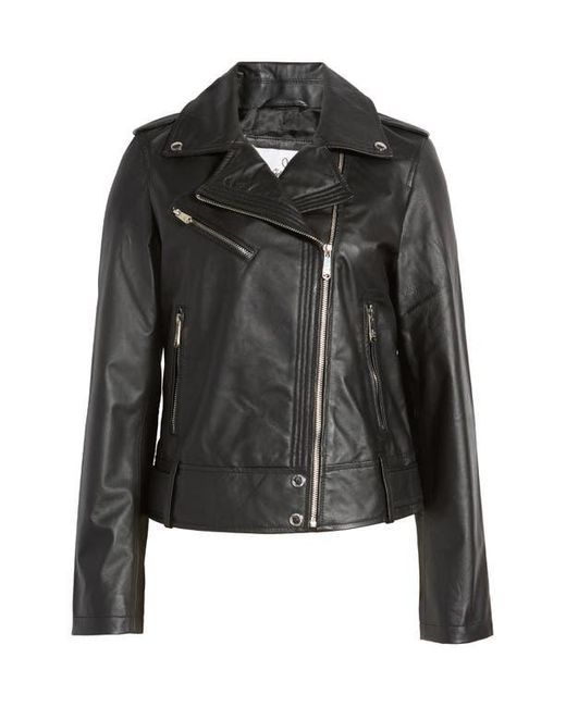Sam Edelman Black Leather Moto Jacket
