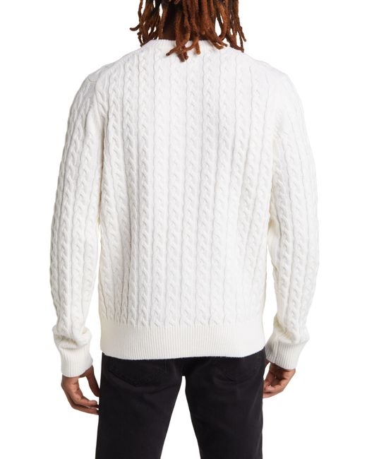 BBCICECREAM White Signature Appliqué Sweater for men