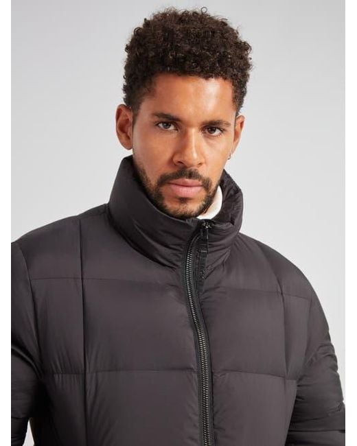 Jacket Gray Cloud Long Sleeve Puffer Racer Jacket for men