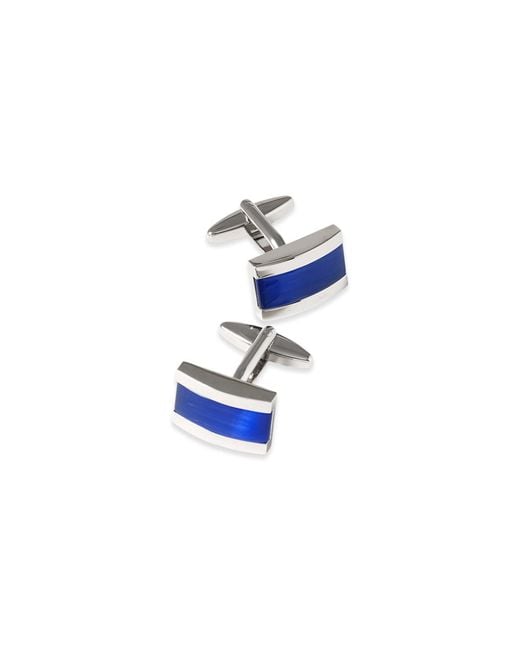 Paul Fredrick Blue Semi Precious Stone Cufflink for men