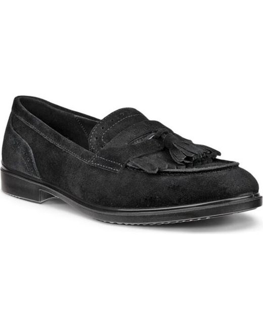 Ecco Black Classic 15 Tassel Loafer
