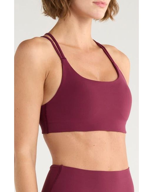 Spanx Purple Spanxsmooth Onform Low Impact Sports Bra