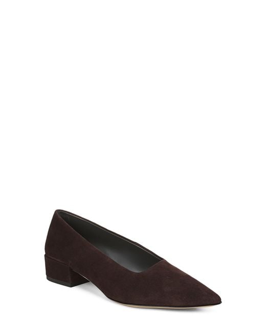 Sarto Black Boa Pointed Toe Pump