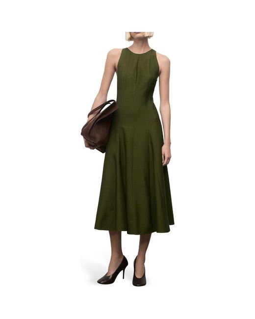 green emerald velvet dress Chic Mock Neck Dramatic Flared Sleeve Mini Dress Mango from Fore
